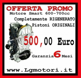 MOTORI SMART 600 - 700 cc Benzina COMPLETAMENTE RIGENERATO - LG Motori AutoRICAMBI